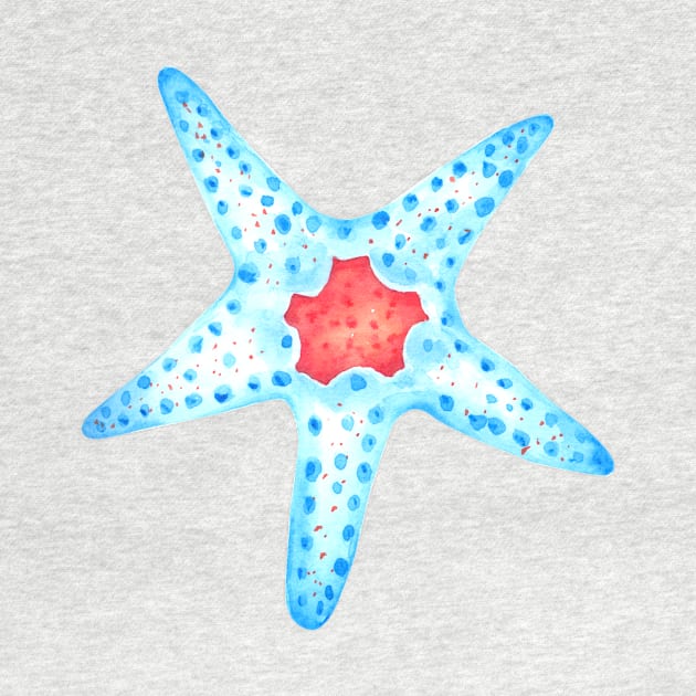 cute starfish by seahorses animals